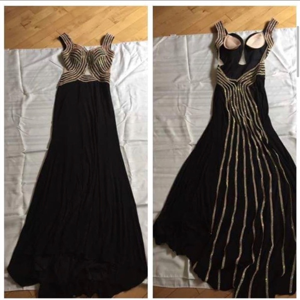 Black Macduggal Gown
